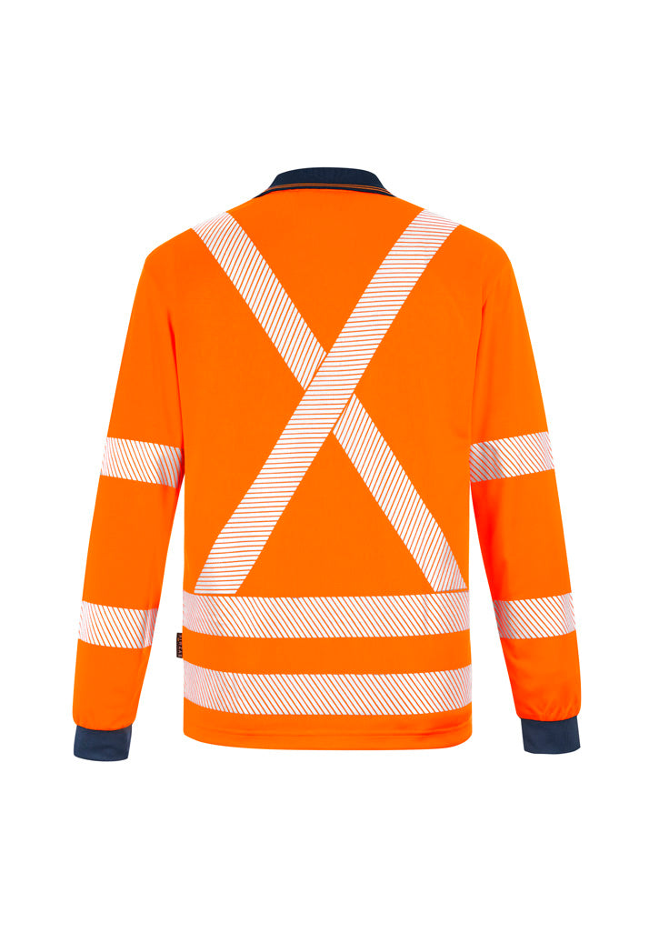 Unisex Hi Vis Segmented X Back NSW Rail Polo