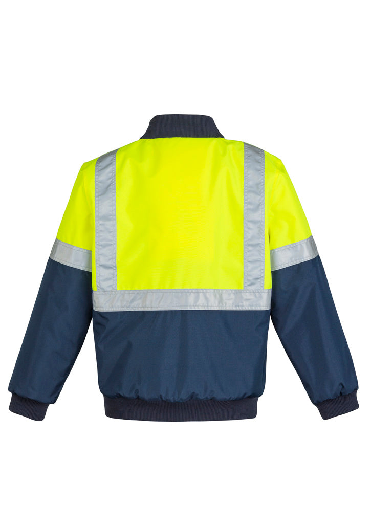 Mens Hi Vis Quilted Flying Jacket
