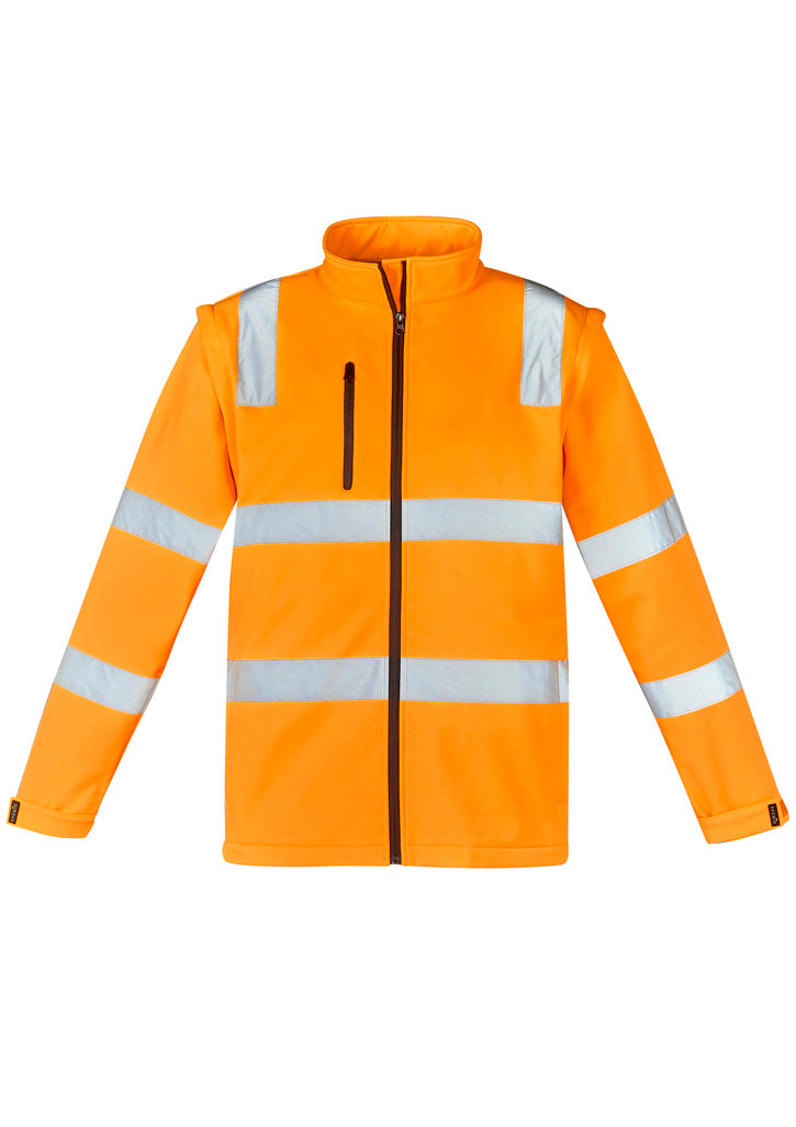 Unisex Hi Vis Vic Rail 2 In 1 Softshell Jackets