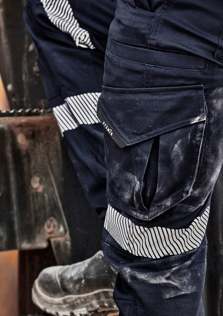 Mens Rugged Cooling Stretch Segmented Taped Pant