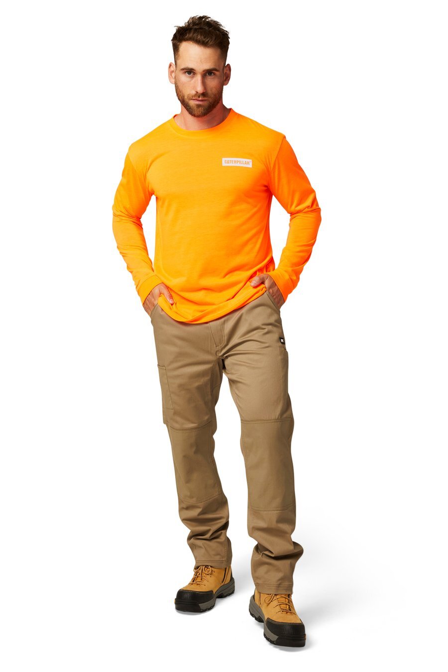 CAT Triton Hi-Vis L/S Tees