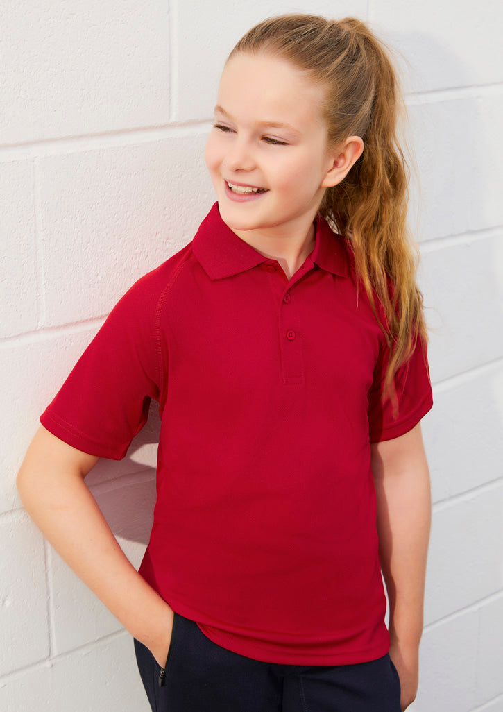 Image depicting a woman in a Terra Knitted Collar Women's Polo during a business lunch.