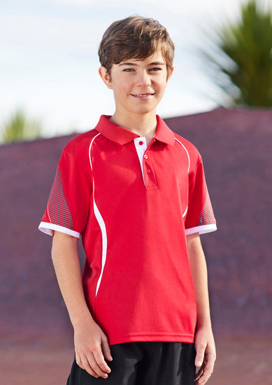 Image showing a child in a Merina Polyester Kids Polo during school activities.