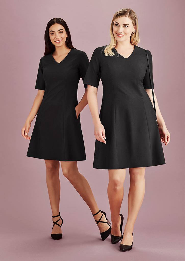 Womens Extended Short Sleeve Dress