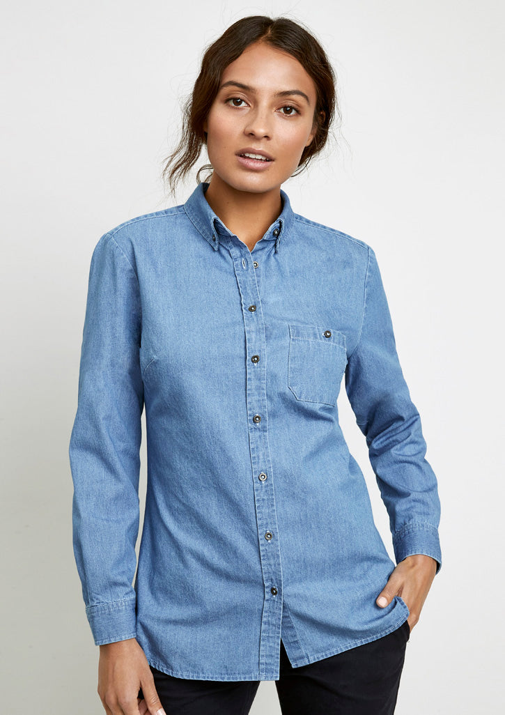 Otto Cotton Womens Long Sleeve Shirts