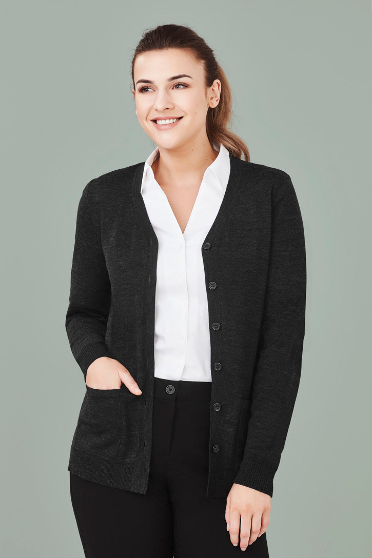 Womens Button Front Cardigan