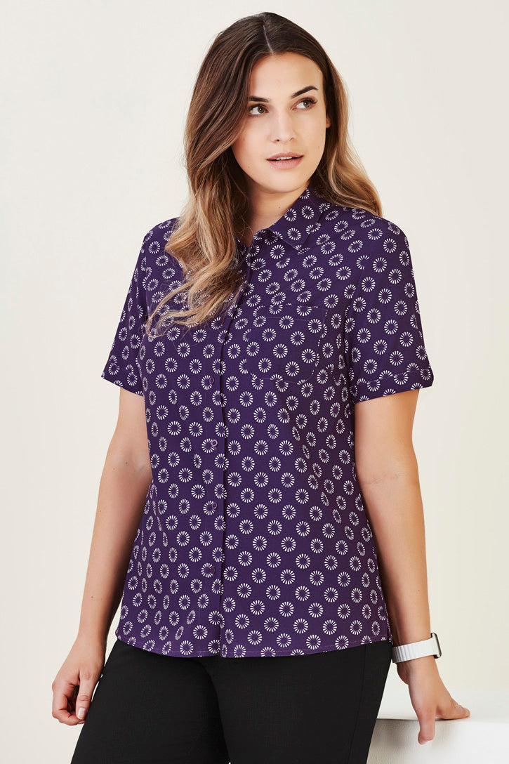 Florence Womens Daisy Print S/S Shirt