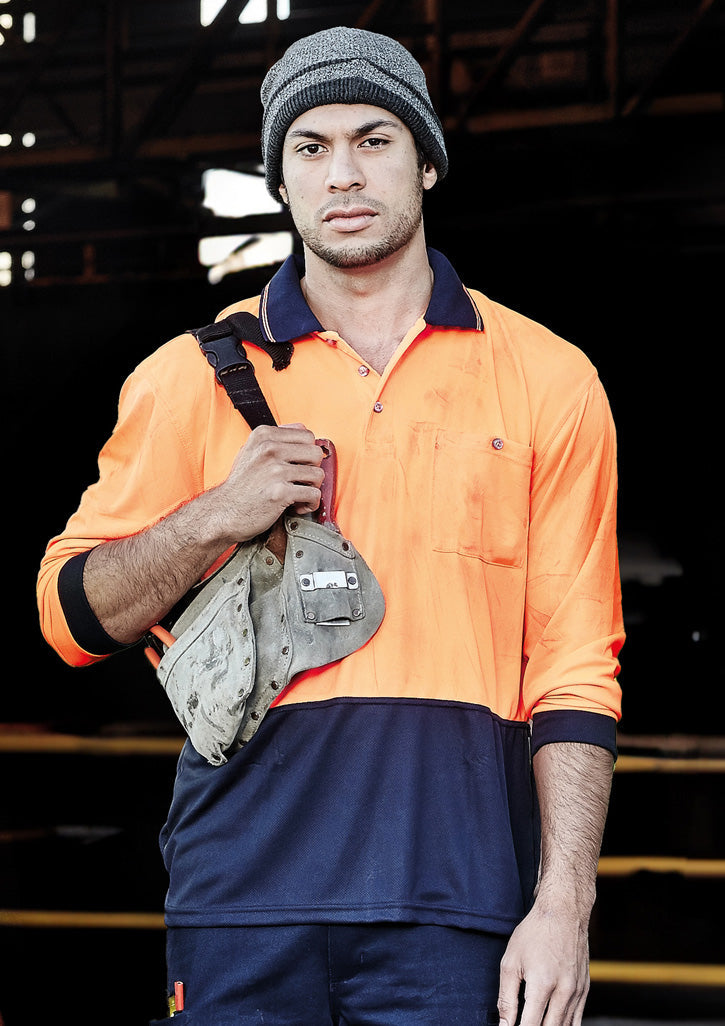 Unisex Hi Vis Basic L/S Polo