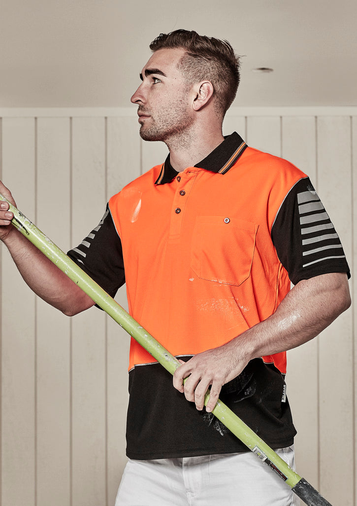 Mens Hi Vis Zone Polo