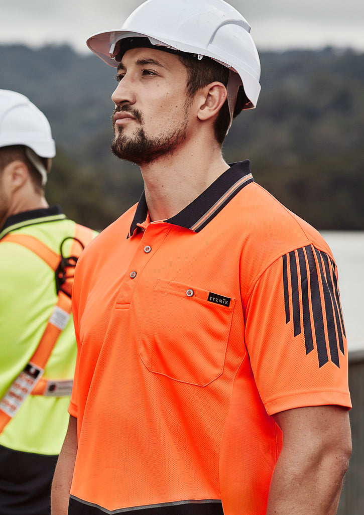Mens Hi Vis Flux S/S Polo