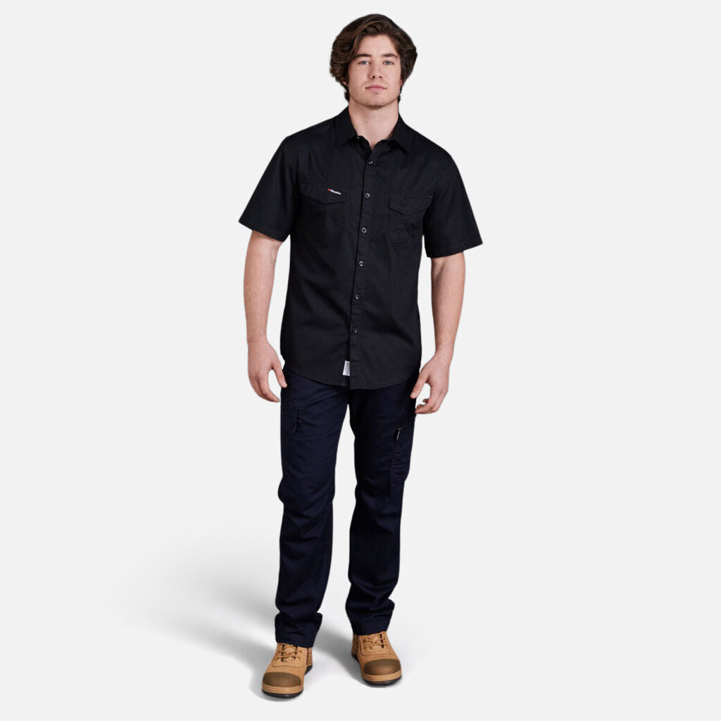 KingGee Tradies Cotton Drill S/S Work Shirts