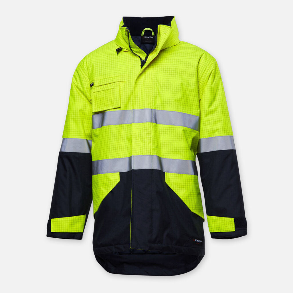 KingGee Hi-Vis Anti Static Waterproof Work Jackets
