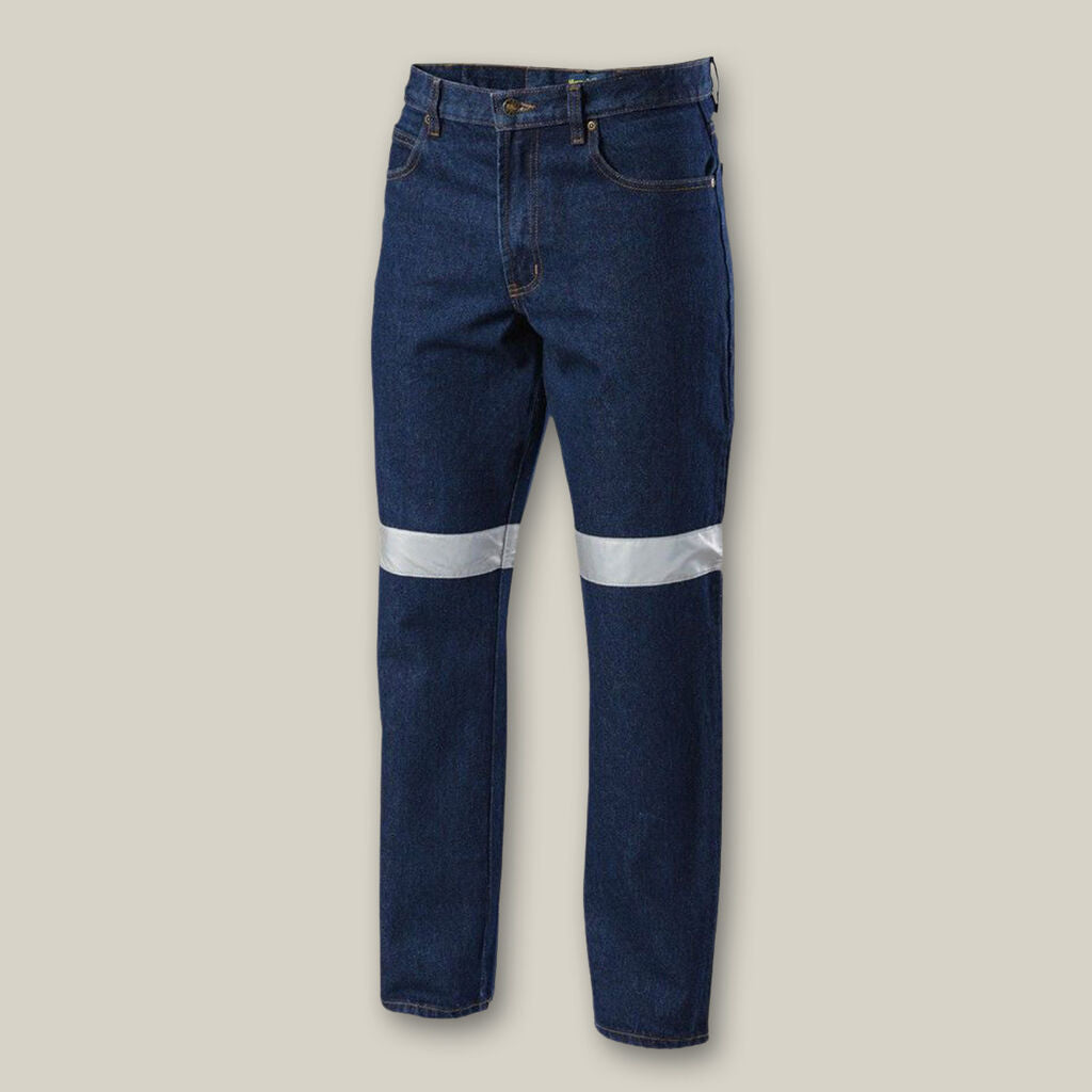 Hard Yakka Straight Leg Taped Denim Jeans