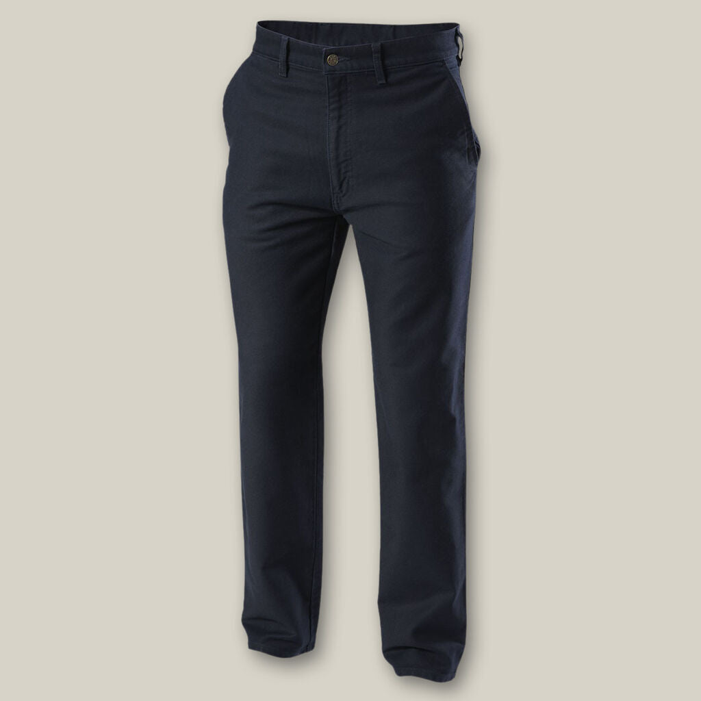 Hard Yakka Moleskin Plain Front Denim Work Jeans