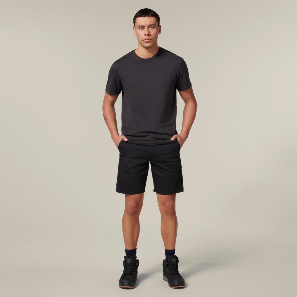 Hard Yakka Relaxed Fit Stretch Work Cargo Shorts