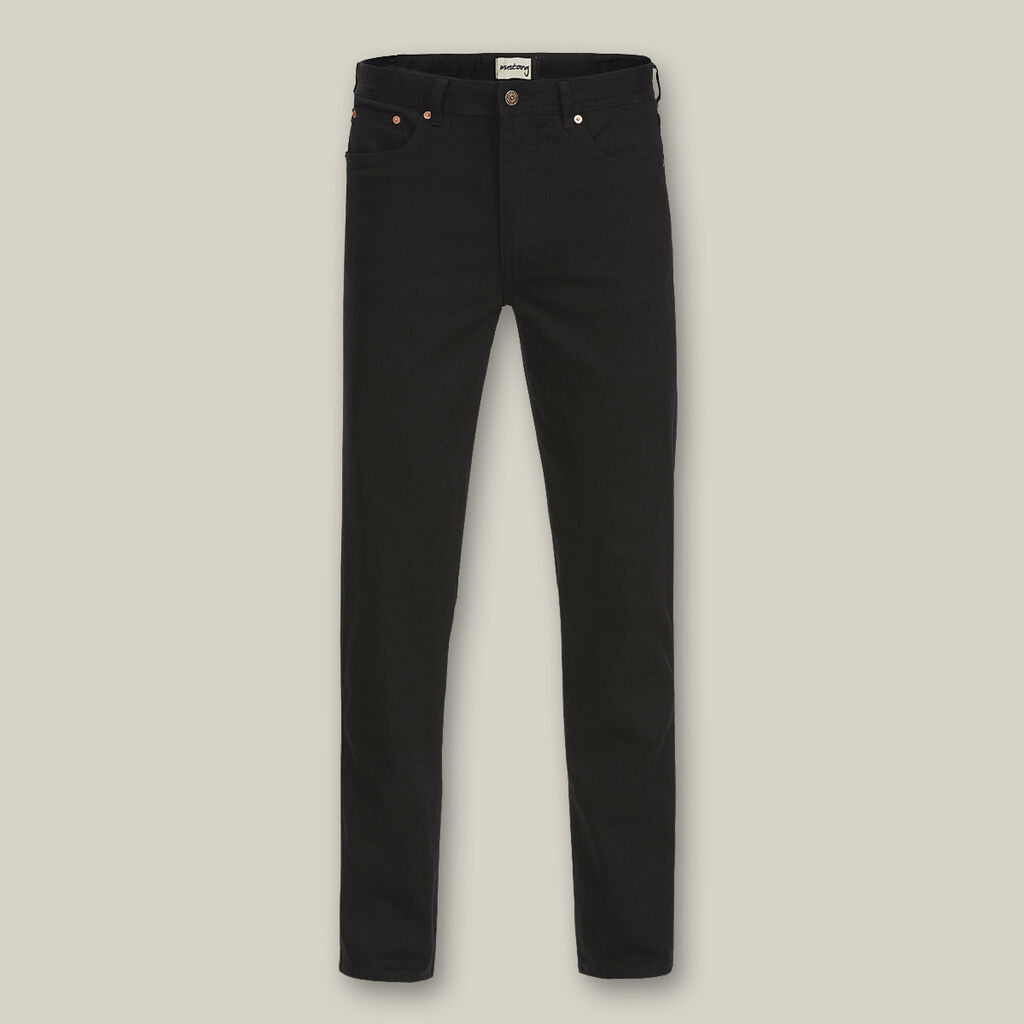 Hard Yakka Black Mustang Regular Fit Stretch Work Jeans